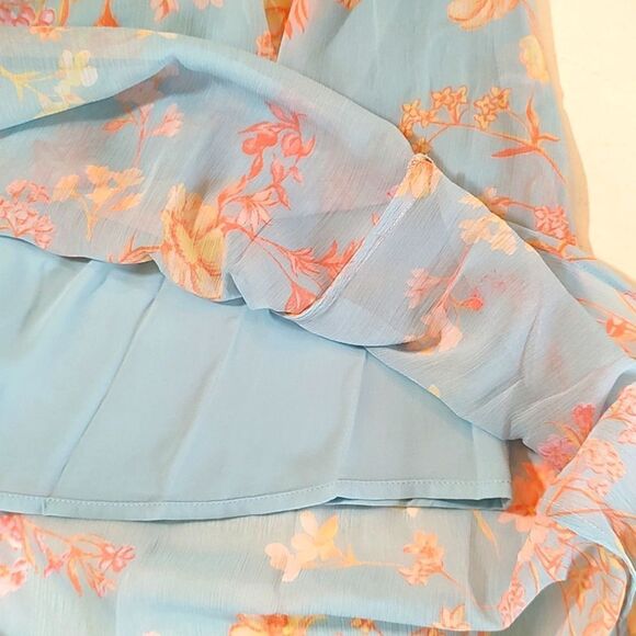 French Connection Size 2 Off The Shoulder Long Sleeve Midi Dress - Picture 10 of 13